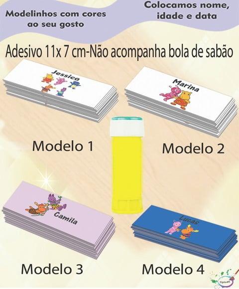 Adesivo Bolha de Sabão-backyardigans