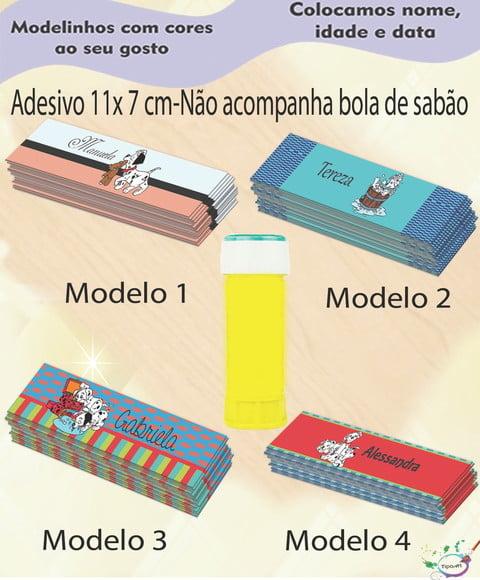 Adesivo Bolha de Sabão-101 Dalmatas