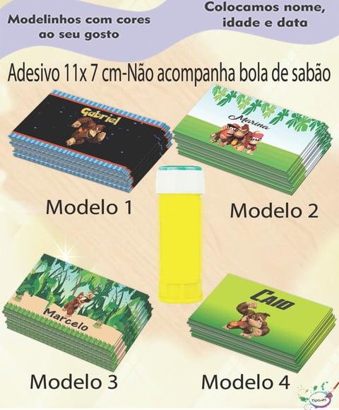 Adesivo Bolha de Sabão-donkey Kong