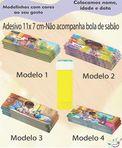 Adesivo Bolha de Sabão-doutora Brinquedos
