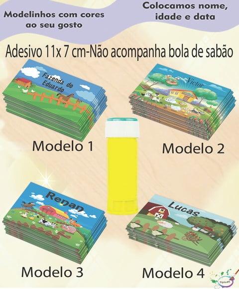Adesivo Bolha de Sabão-fazendinha