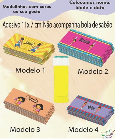 Adesivo Bolha de Sabão-dora Aventureira
