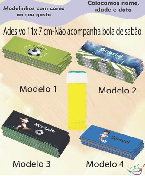 Adesivo Bolha de Sabão-futebol