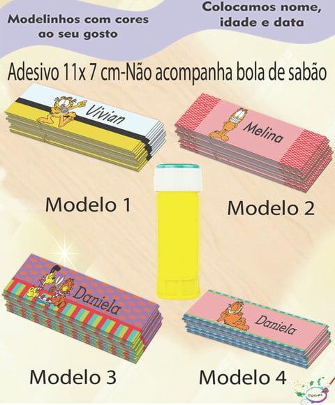 Adesivo Bolha de Sabão-garfield