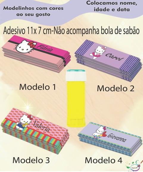 Adesivo Bolha de Sabão-hello Kitty