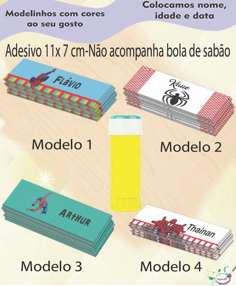 Adesivo Bolha de Sabão-homem Aranha