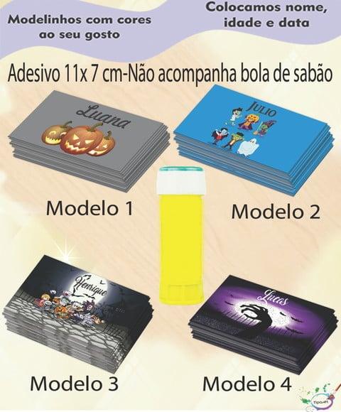 Adesivo Bolha de Sabão-halloween#2