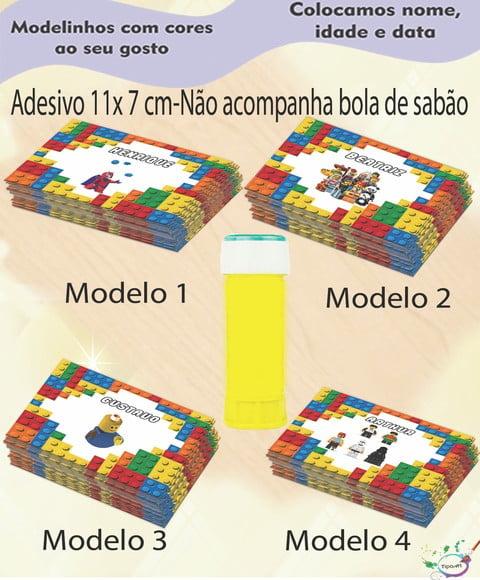Adesivo Bolha de Sabão-lego
