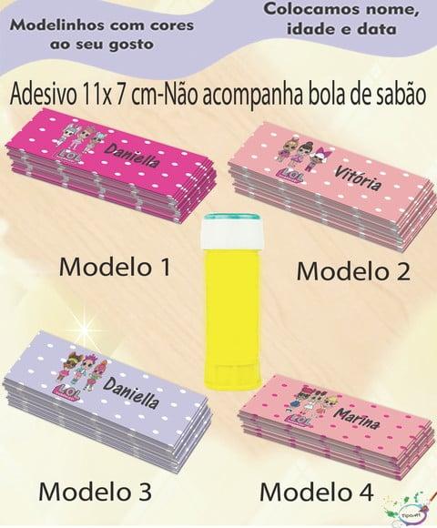 Adesivo Bolha de Sabão-lol