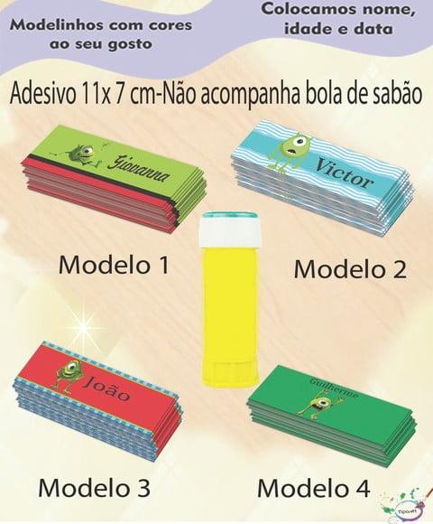 Adesivo Bolha de Sabão-mike Wazowski