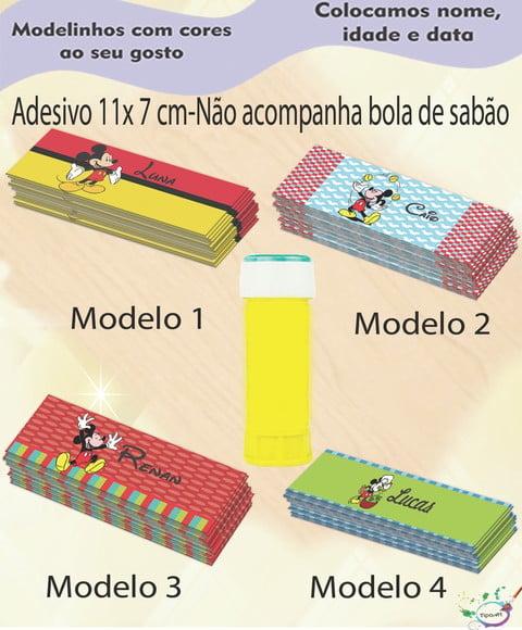 Adesivo Bolha de Sabão-mickey