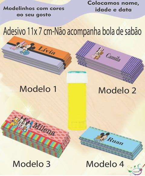 Adesivo Bolha de Sabão-mickey Baby