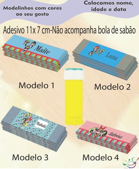 Adesivo Bolha de Sabão-menina Super Poderosas