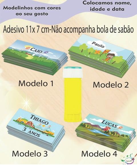 Adesivo Bolha de Sabão-pipa e Catavento