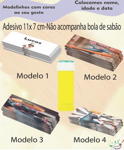 Adesivo Bolha de Sabão-ratatouille