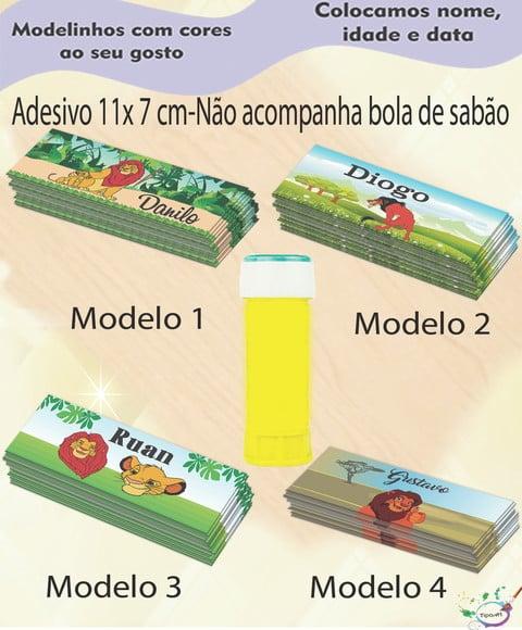 Adesivo Bolha de Sabão-rei Leão