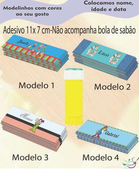 Adesivo Bolha de Sabão-sete Anões