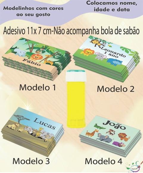 Adesivo Bolha de Sabão-safari