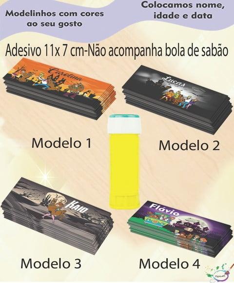 Adesivo Bolha de Sabão-scooby Doo