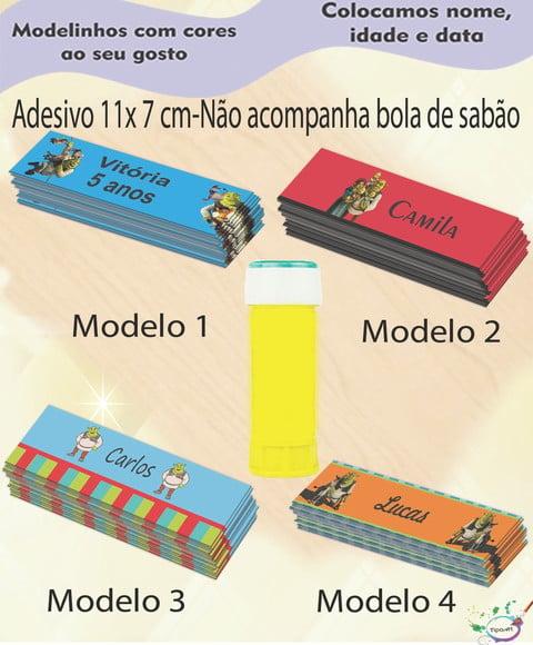 Adesivo Bolha de Sabão-shrek