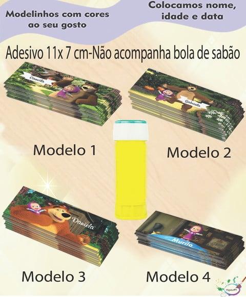 Adesivo Bolha de Sabão-masha