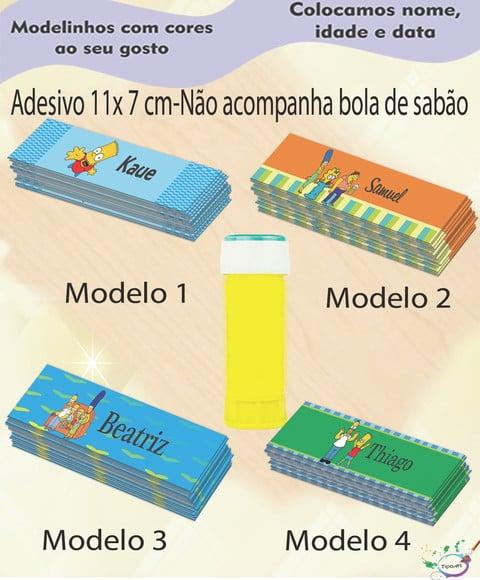 Adesivo Bolha de Sabão-simpson
