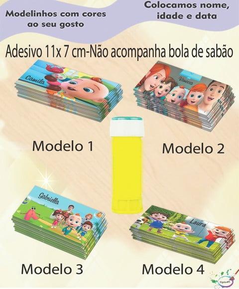 Adesivo Bolha de Sabão-super Jojo