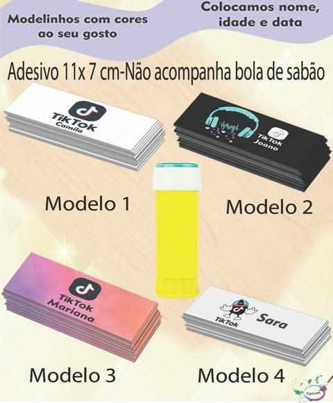 Adesivo Bolha de Sabão-tik Tok