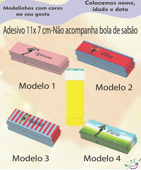 Adesivo Bolha de Sabão-x Mens