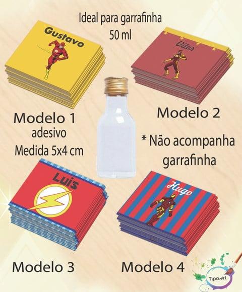 Adesivo Garrafinha- Flash