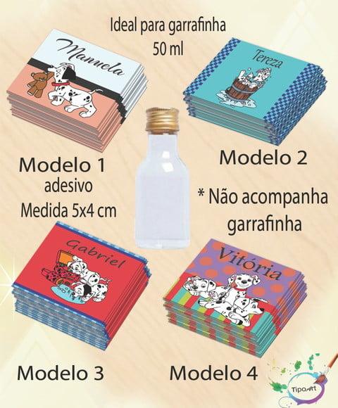 Adesivo Garrafinha-101 Dalmatas