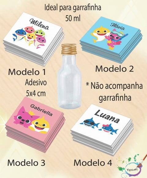 Adesivo Garrafinha-baby Shark