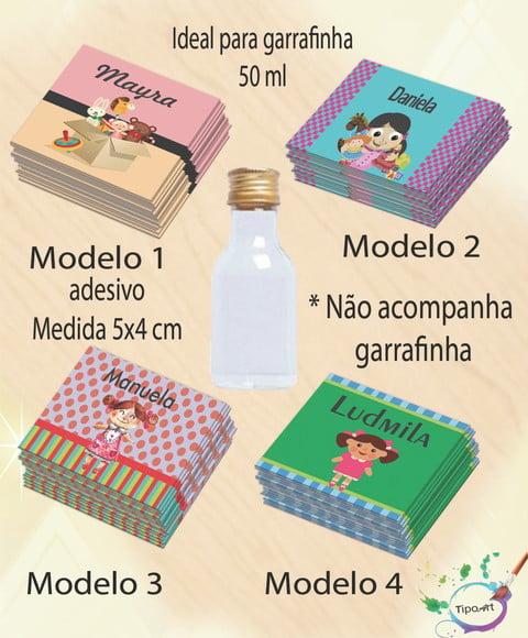 Adesivo Garrafinha-boneca