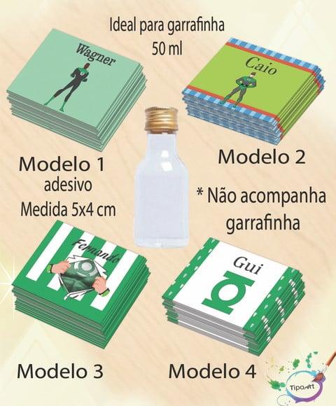 Adesivo Garrafinha-lanterna Verde