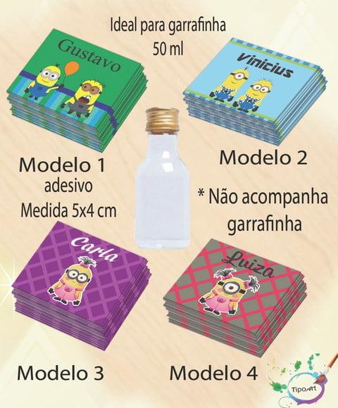 Adesivo Garrafinha-minions