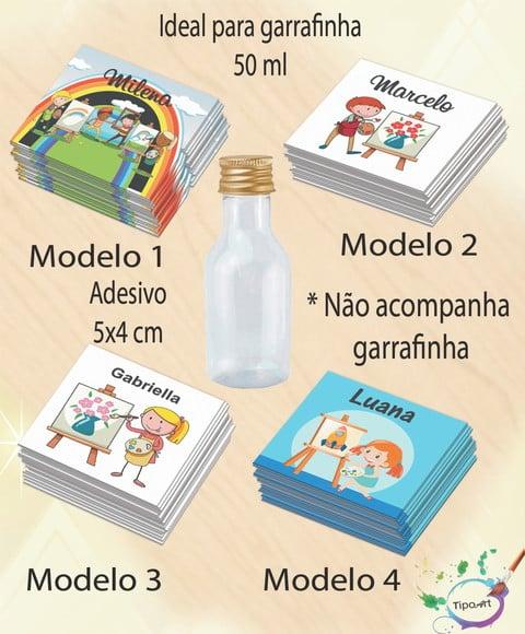 Adesivo Garrafinha-pintando o 7