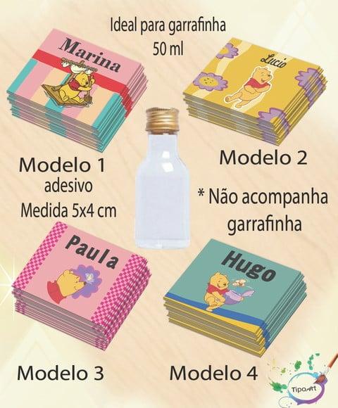 Adesivo Garrafinha-pooh