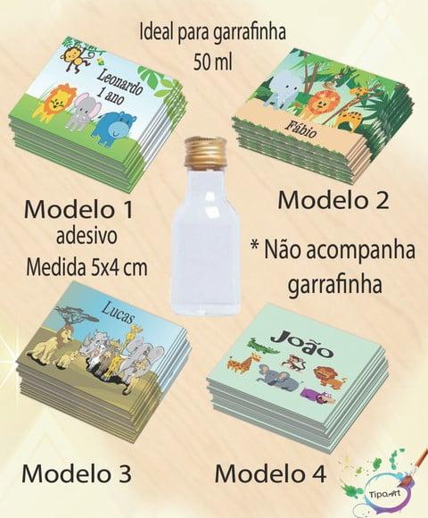 Adesivo Garrafinha-safari
