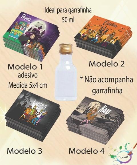 Adesivo Garrafinha-scooby Doo