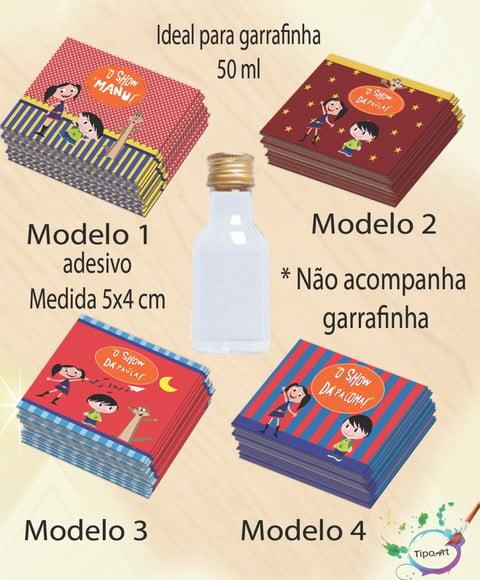 Adesivo Garrafinha-show da Luna