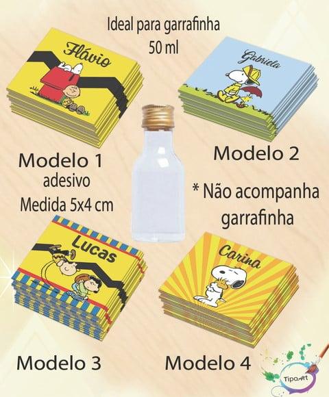 Adesivo Garrafinha-snoopy
