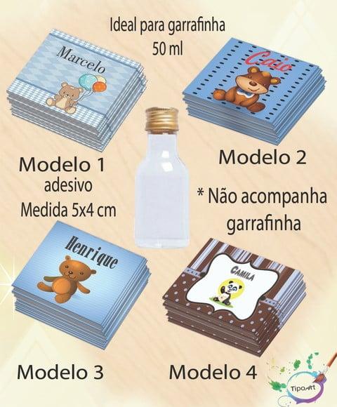 Adesivo Garrafinha-ursinho