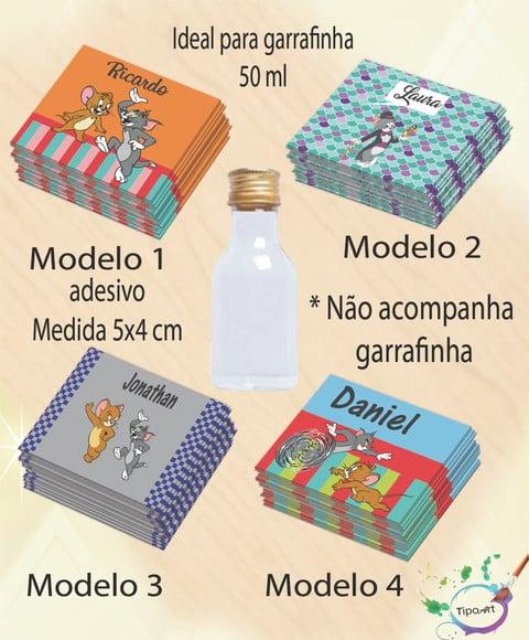 Adesivo Garrafinha-tom e Jerry