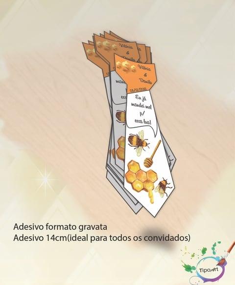 Adesivo Gravata Personalizada Casamento