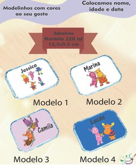 Adesivo Marmitinha 220 Ml- Backyardigans