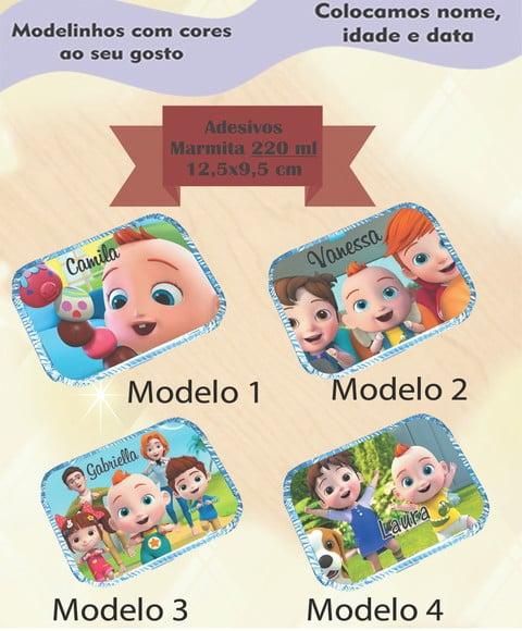 Adesivo Marmitinha 220 Ml- Super Jojo