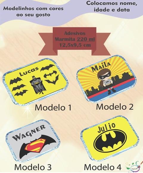 Adesivo Marmitinha 220 Ml-batman