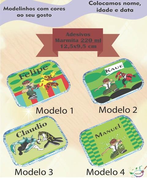 Adesivo Marmitinha 220 Ml-ben 10