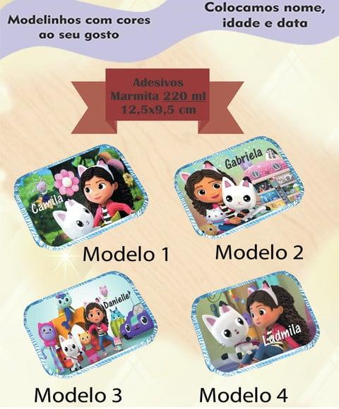Adesivo Marmitinha 220 Ml-gabi Casa Mágica