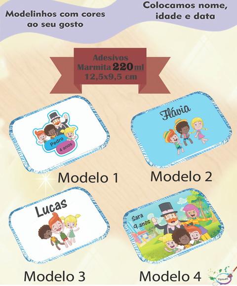 Adesivo Marmitinha 220 Ml-mundo Bita